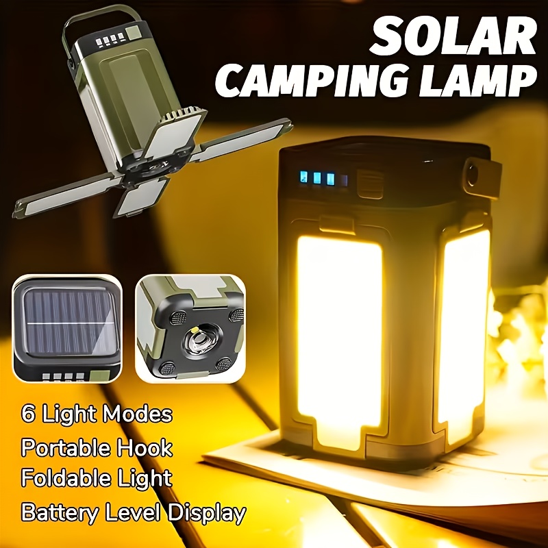 Outdoor Power For Lights - 태양광 야외 휴대용 캠핑 조명, 태양열