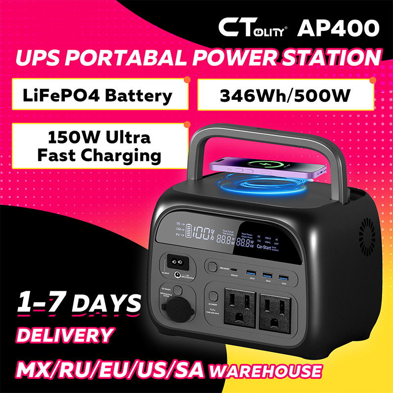 Portable Generator Inverter - CTOLITY AP400 500W 태양열 발전기 휴대용