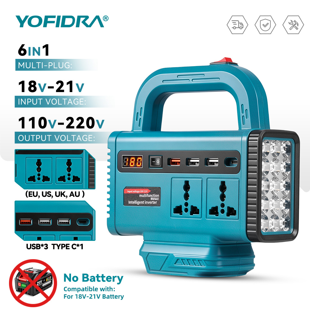 Outdoor Usb Power Adapter - 요피드라 220V 휴대용 파워 인버터 야외