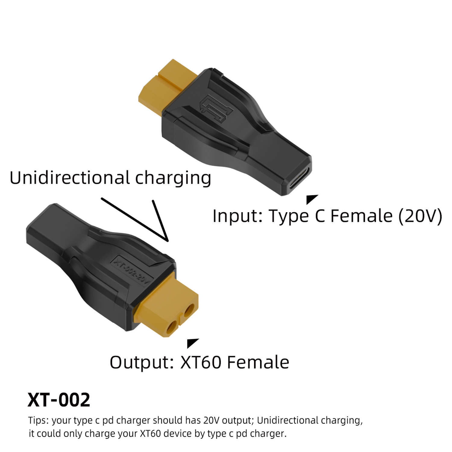 Outdoor Usb Power Adapter - USB C에서 XT60 어댑터 컨버터 C타입