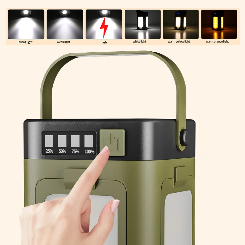 태양광 야외 휴대용 캠핑 조명, 태양열 충전 접이식 2 - Outdoor Power For Lights 리뷰 및 가격