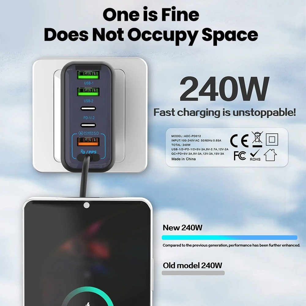 타입 C 240W USB 고속 충전기, 삼성, 화웨이, - Outdoor Usb Power Adapter 리뷰 및 가격