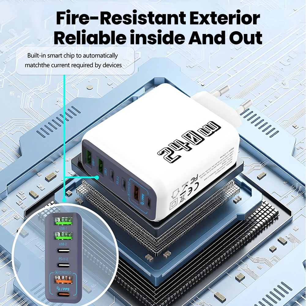 타입 C 240W USB 고속 충전기, 삼성, 화웨이, - Outdoor Usb Power Adapter 리뷰 및 가격