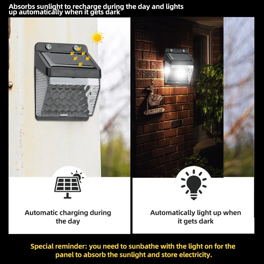 LED 태양광 조명 PIR 모션 센서 벽등 야외 태양광 - Outdoor Power For Lights 리뷰 및 가격