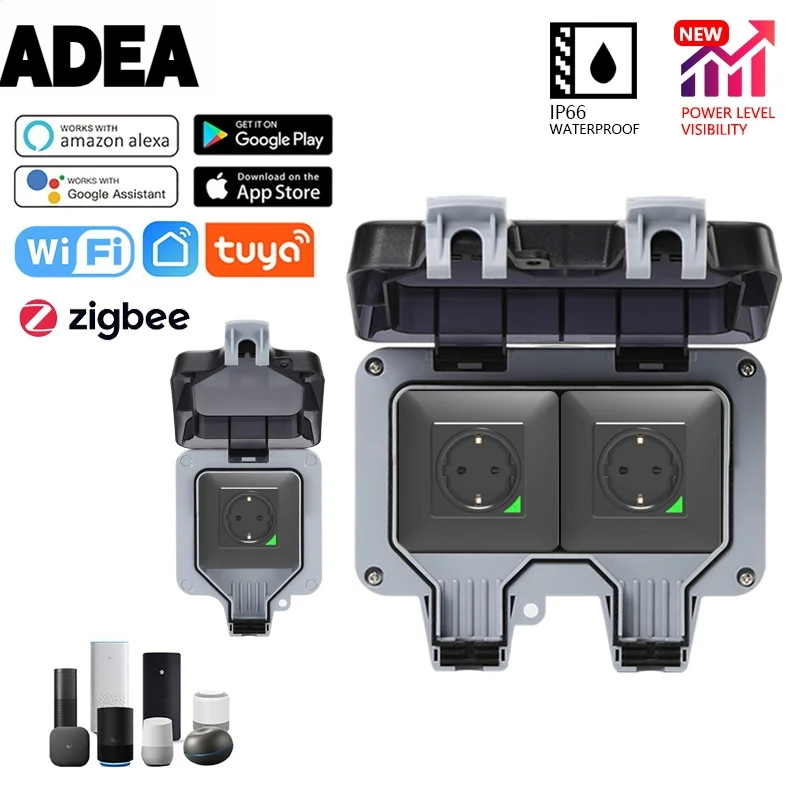 AdeaTuya Zigbee 전기 콘센트 Ip66 방수 - Outdoor Power Outlet Not Working 리뷰 및 가격