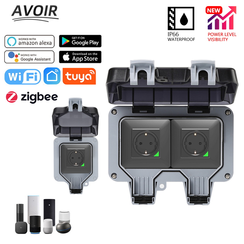 Avoir Tuya Zigbee 전기 콘센트 IP66  - Outdoor Power Outlet Not Working 리뷰 및 가격