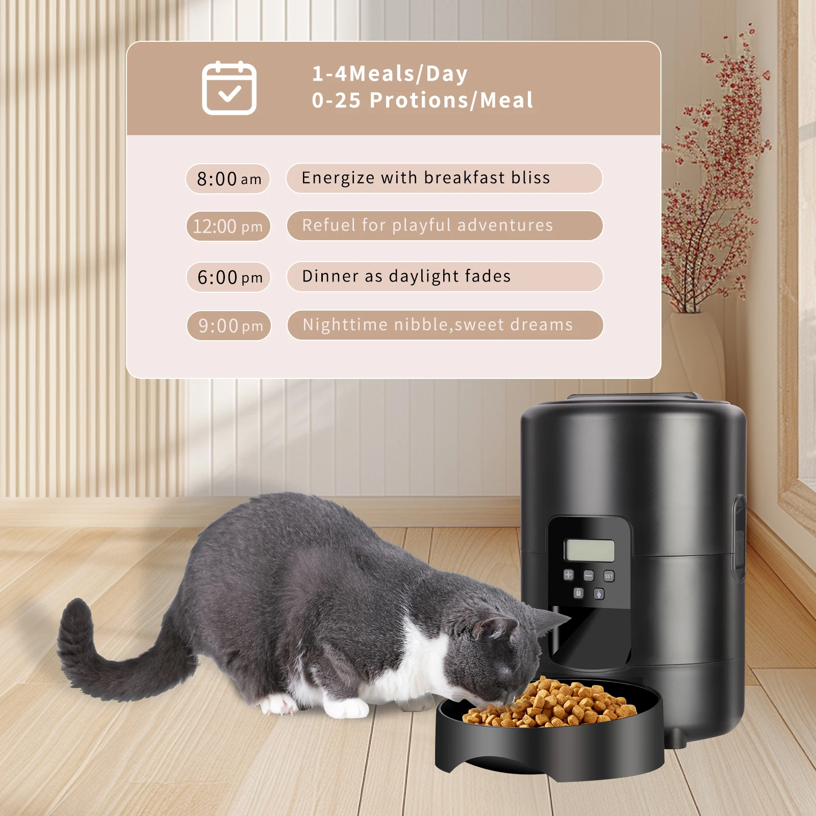 2L 앱 제어 자동 애완동물 급식기 버튼형 자동 고양이 - Outdoor Usb Power Adapter 리뷰 및 가격