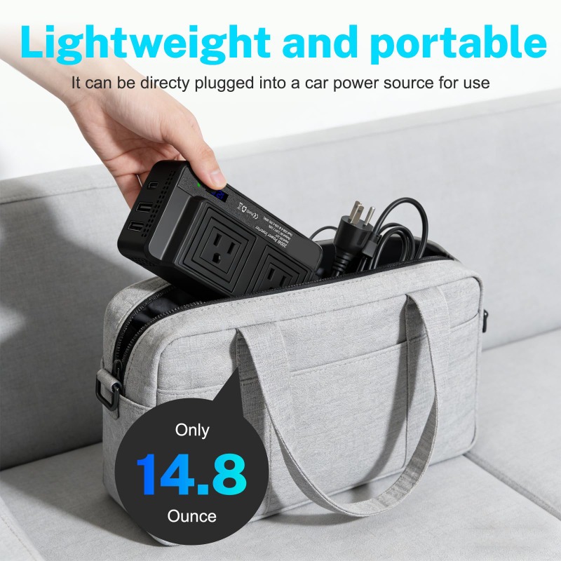 200W 차량용 인버터 전력 변환기, 2개의 USB 포 - Outdoor Usb Power Adapter 리뷰 및 가격