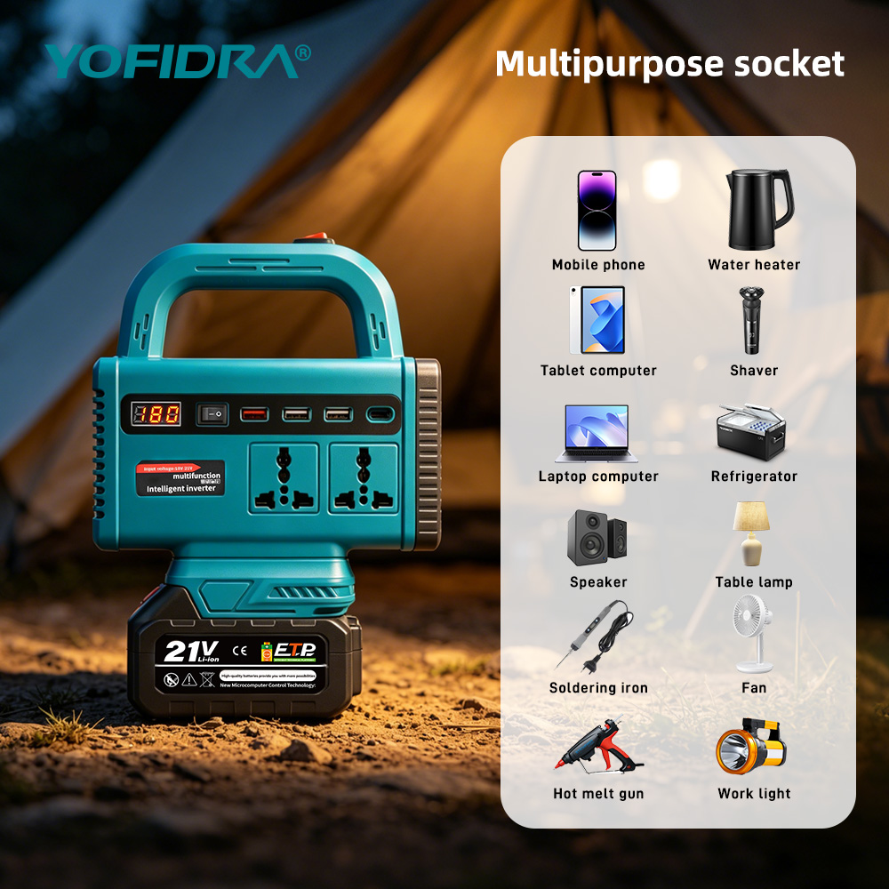 요피드라 220V 휴대용 파워 인버터 야외 비상 전원  - Outdoor Usb Power Adapter 리뷰 및 가격