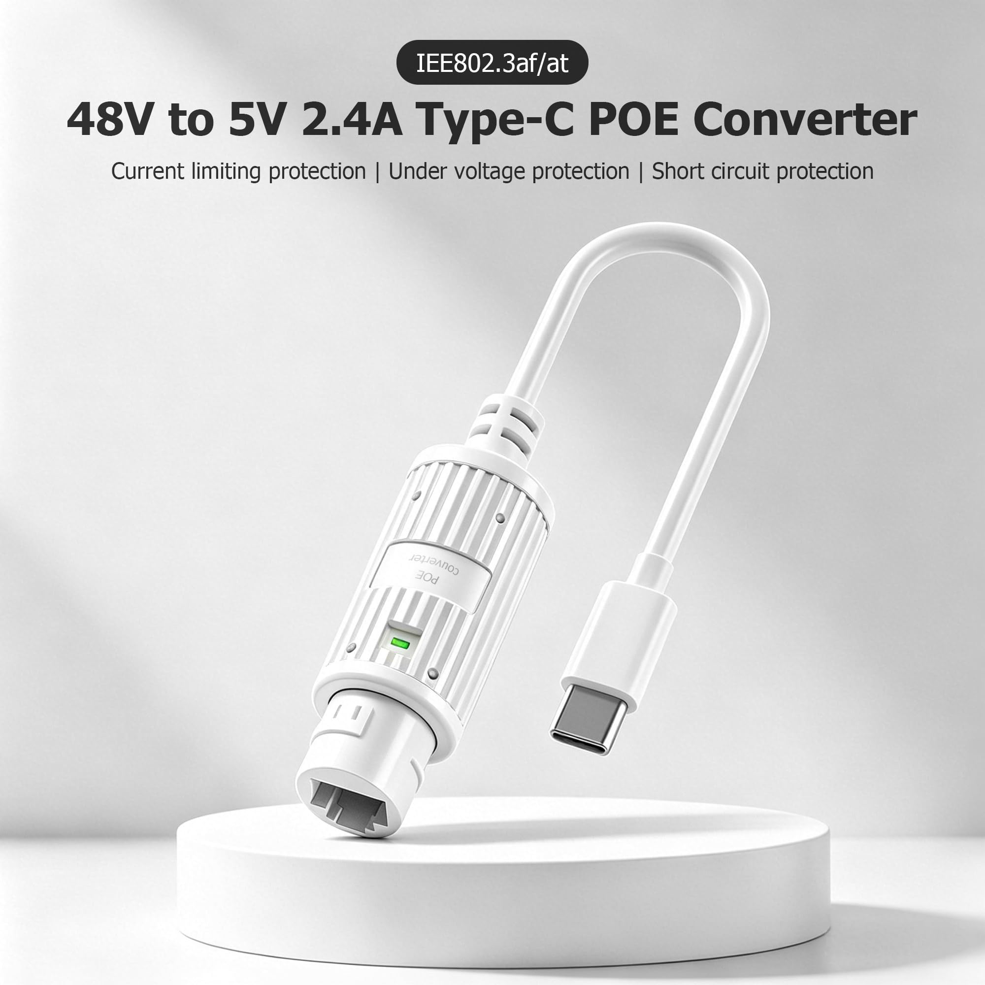 POE-USB-C 전원 변환기, 실외 방수 RJ45 암 - Outdoor Usb Power Adapter 리뷰 및 가격