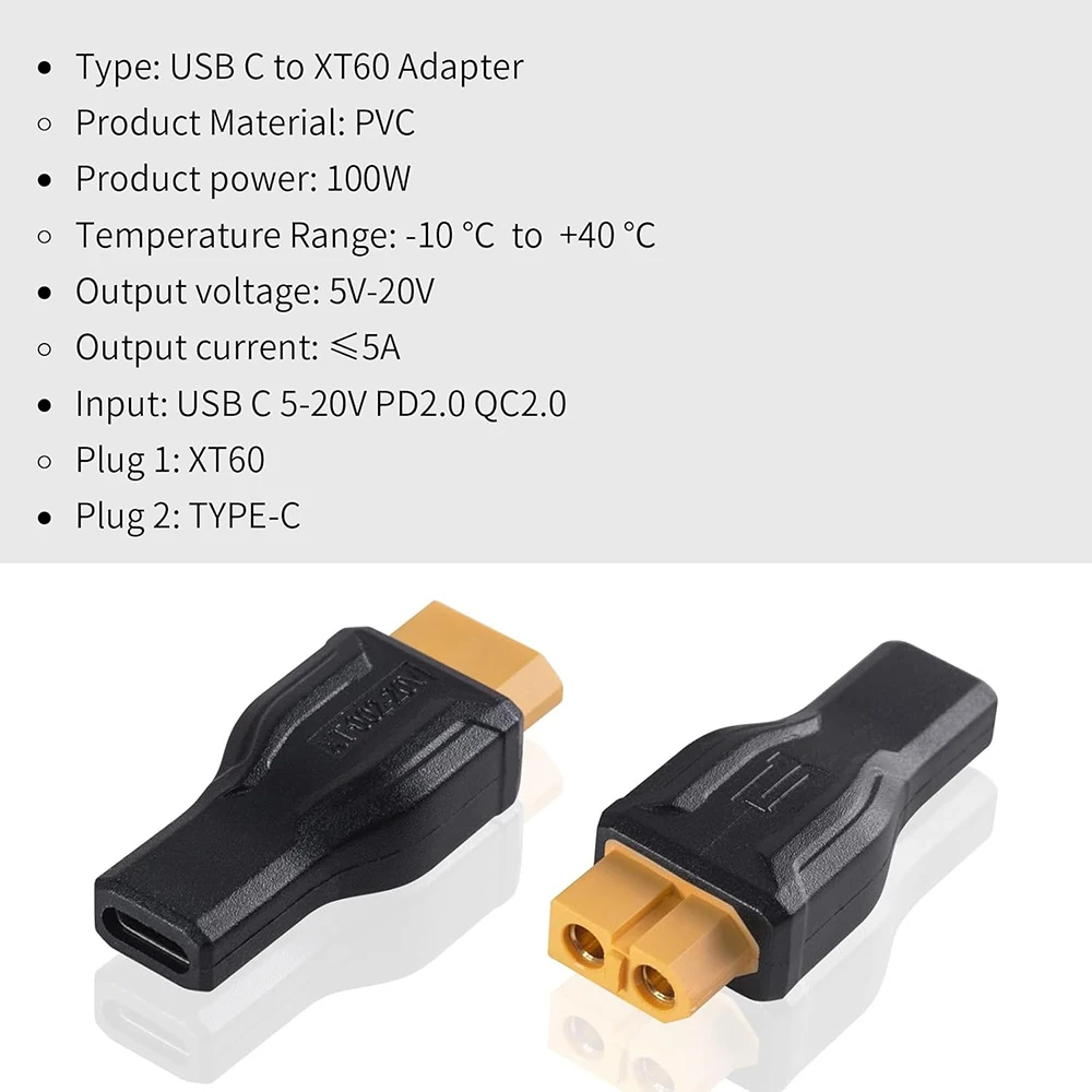 USB C에서 XT60 어댑터 컨버터 C타입 암에서 X - Outdoor Usb Power Adapter 리뷰 및 가격